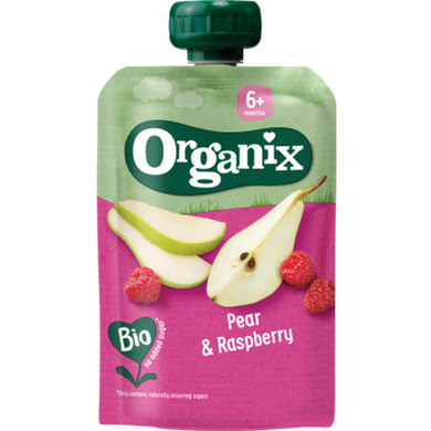 Organix - Pear Raspberry 6m+ | 100g