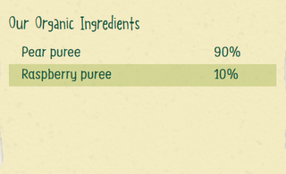 Organix - Pear Raspberry 6m+ | 100g