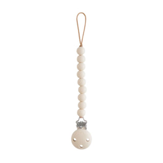 Mushie - Silicone Pacifier Clip | Hera (Shifting Sands)