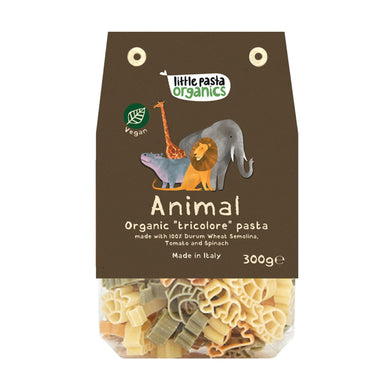 Little Pasta Organics - Organics Animal Shaped Pasta (Spinach & Tomato)