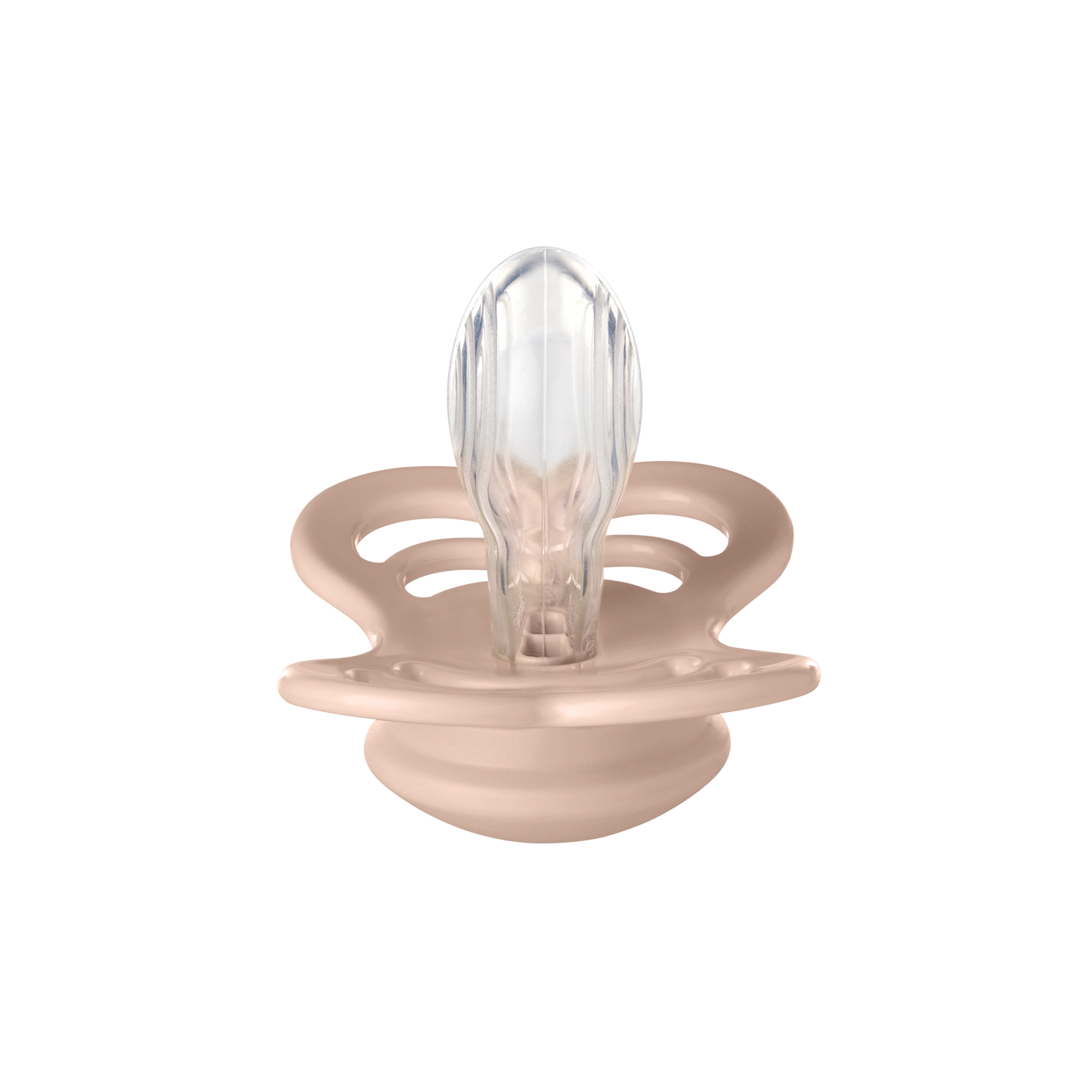 Bibs - SUPREME Pacifier Ivory/Blush 2pk 6-18 months Silicone