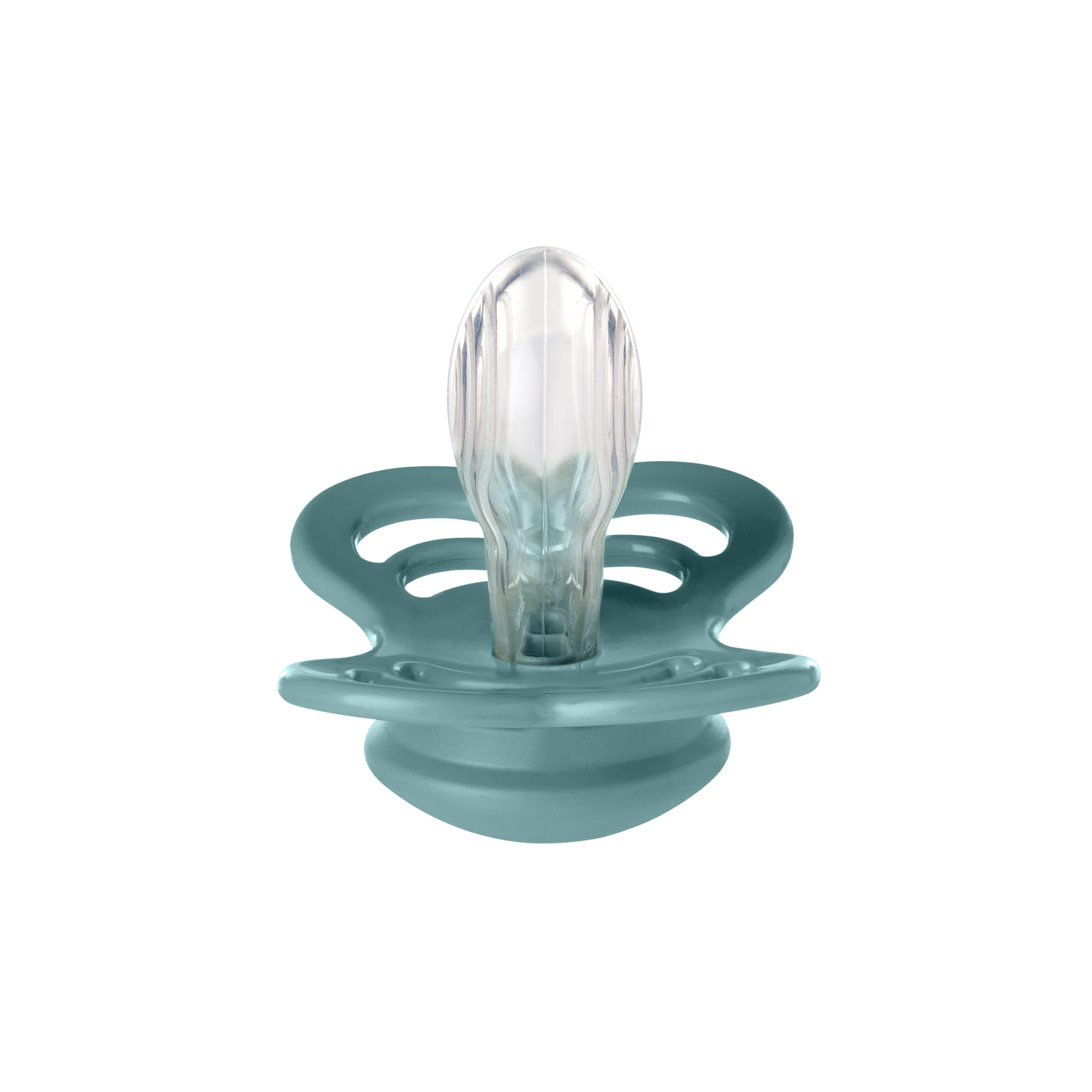 Bibs - SUPREME Pacifier Island Sea/Sage 2pk Silicone