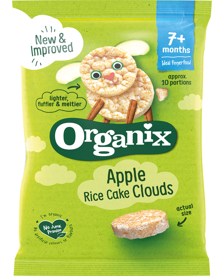 Organix - Apple Rice Cake Clouds