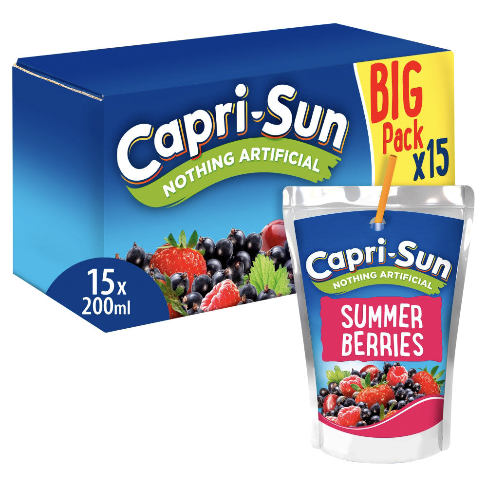 CAPRISUN SUMMER BERRIES 15PK (15 X 200ML) Woolies Ltd