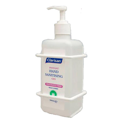 Clarisan 500ml Hand Sanitiser Gel Square Bottle Health & Hygiene Clarisan