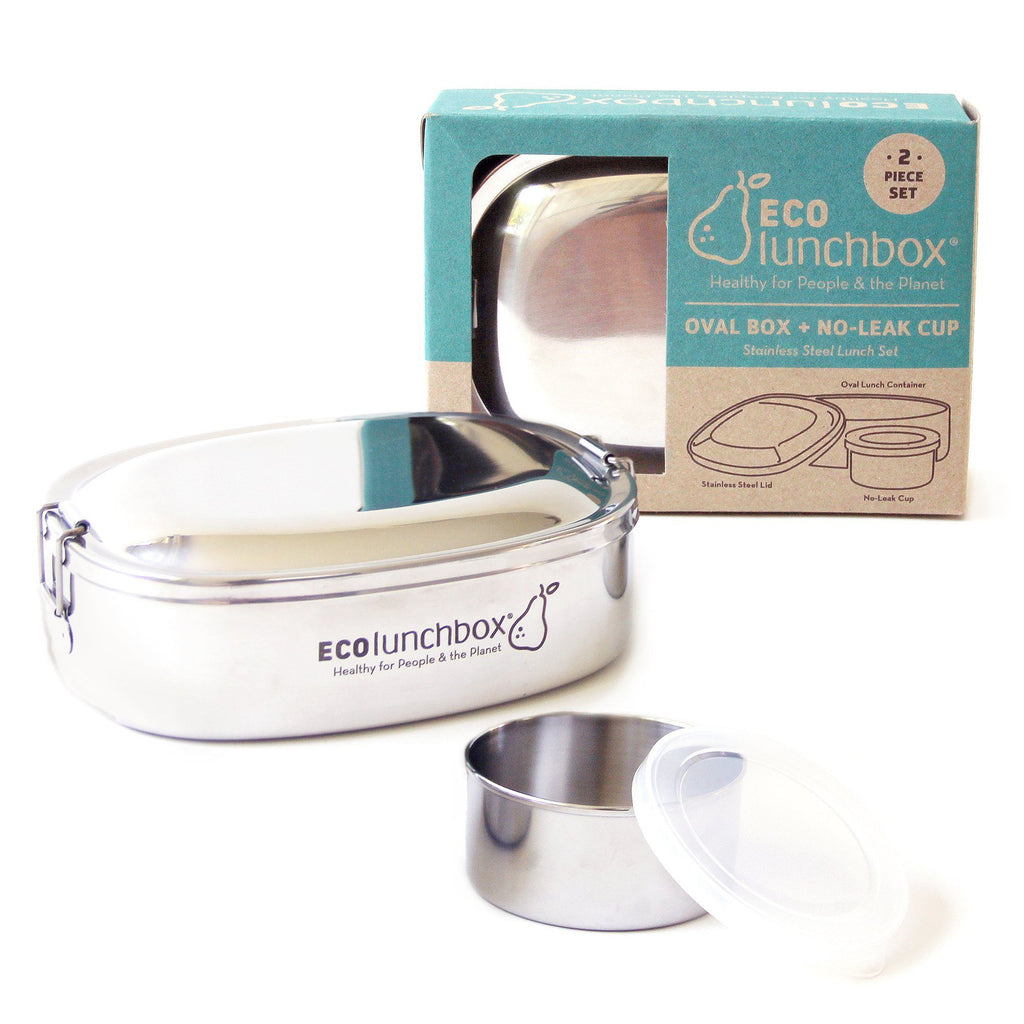 ECO Oval & Snack Cup Mealtime Eco Lunch Boxes