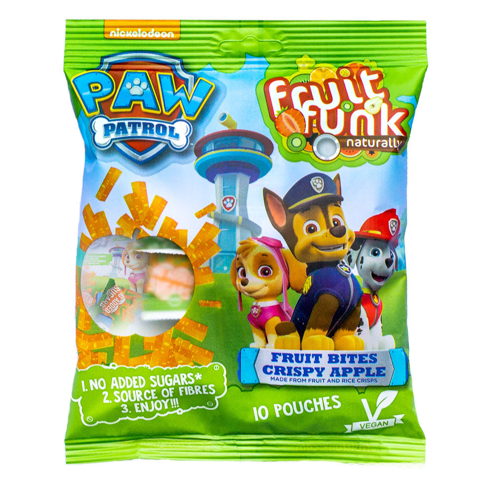 Fruit Funk - Paw Patrol Multibag Crispy Apple 10x10G Mealtime Fruit Funk