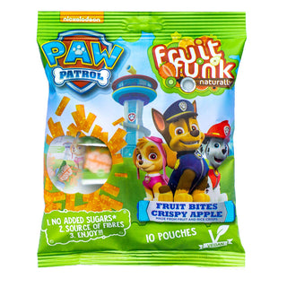 Fruit Funk - Paw Patrol Multibag Crispy Apple 10x10G Mealtime Fruit Funk