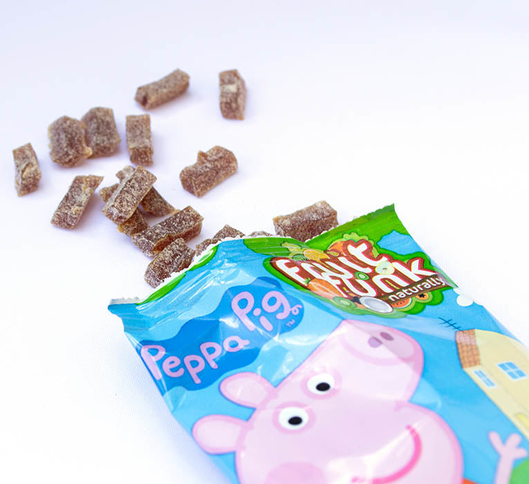 Fruit Funk - Peppa Pig Happybag Peach Flakes 16g Mealtime Fruit Funk