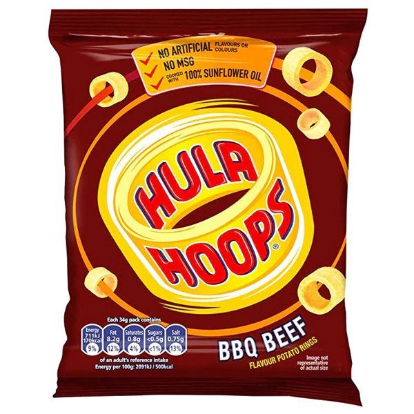 HULA HOOPS BBQ BEEF 34G Woolies Ltd