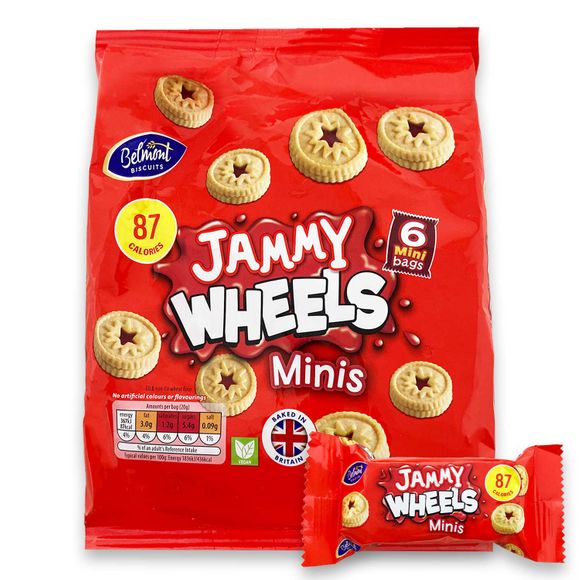 JAMMIE DODGER MINIS 6'S (6X20G) Woolies Ltd