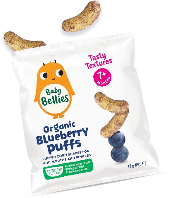 Little Bellies Baby Puffs Blueberry Mealtime Little Bellies 1 Piece