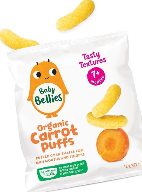 Little Bellies Baby Puffs Carrot Mealtime Little Bellies 1 Piece