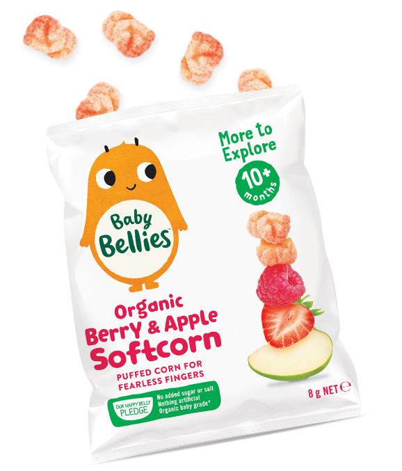 Little Bellies Soft Corn Berry & Apple Mealtime Little Bellies 1 Piece