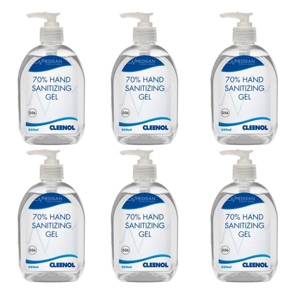 Medisan 500ml Hand Sanitising Gel 70% (ONE CARTON) Health & Hygiene Medisan