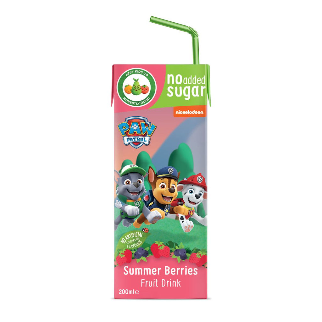 Paw Patrol Summer Berries Fruit Drink (3x200ml) Mealtime Paw Patrol