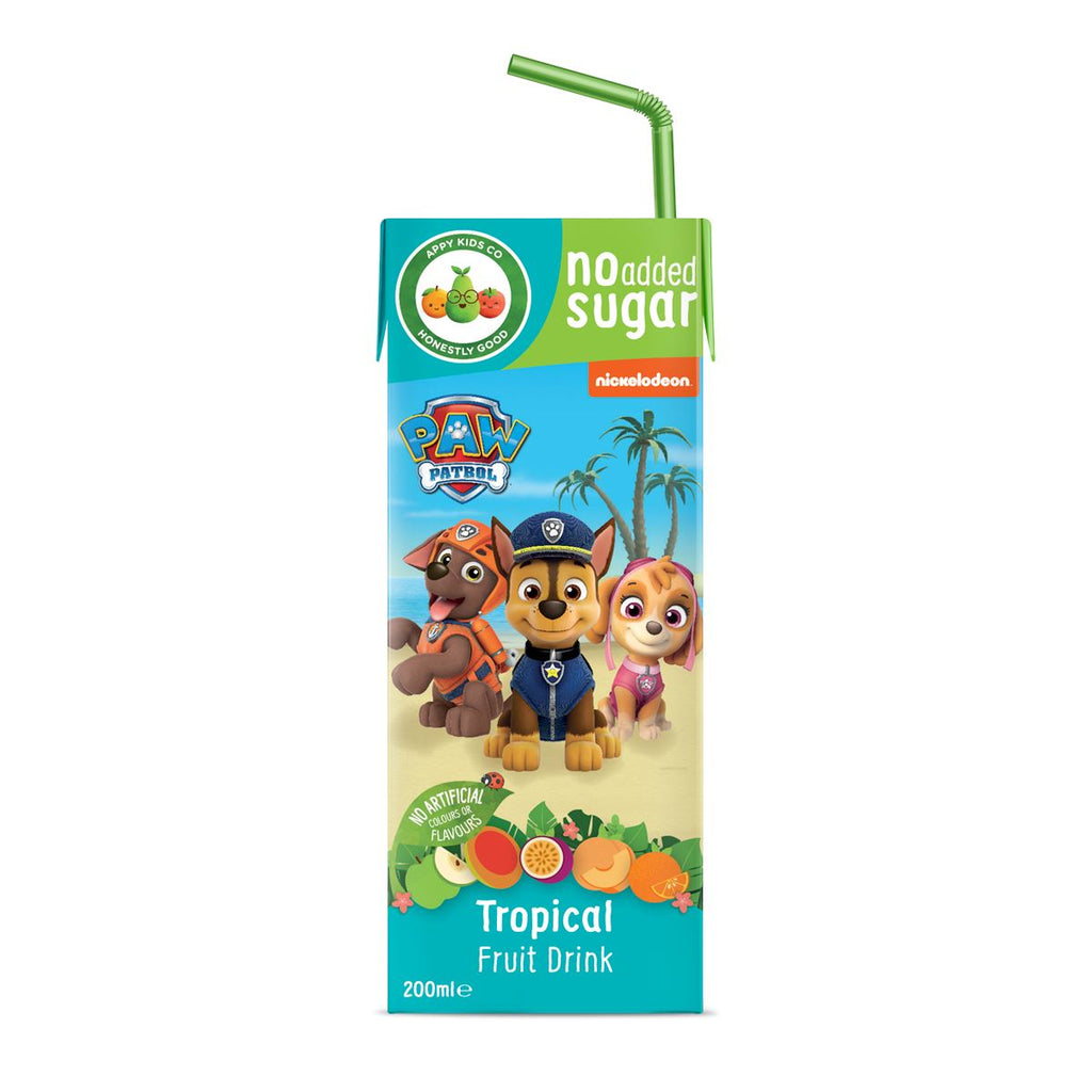 Paw Patrol TropiFruit Drink (3x200ml) Mealtime Paw Patrol