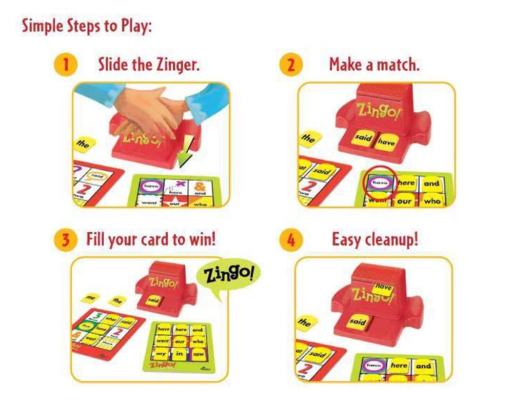 ThinkFun Zingo!® Sight Words Toys Thinkfun
