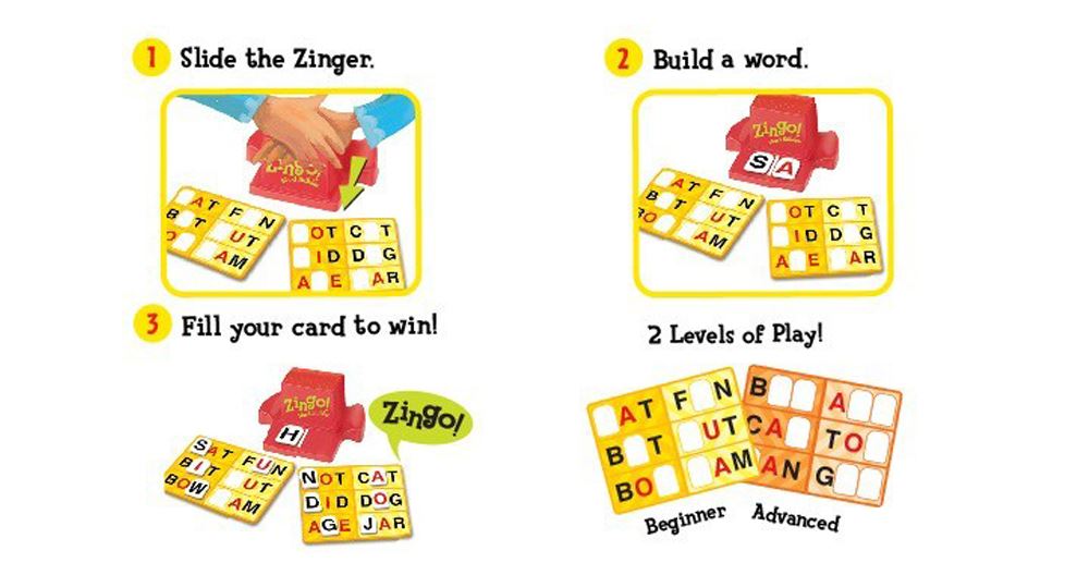 ThinkFun Zingo!® Word Builder Toys Thinkfun