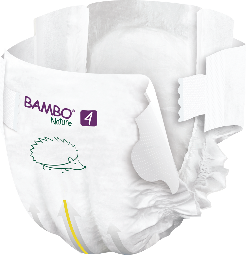 Bambo Nature Rash Free ECO Diapers  / 無敏環保紙尿片 Size-4 (L) 7-14KG 24pcs