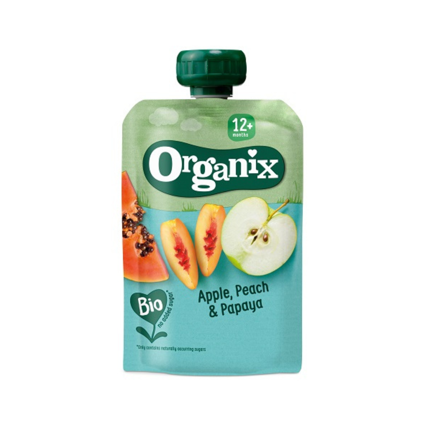 Organix - Apple, Peach & Mango Purée 12m+ | 100g