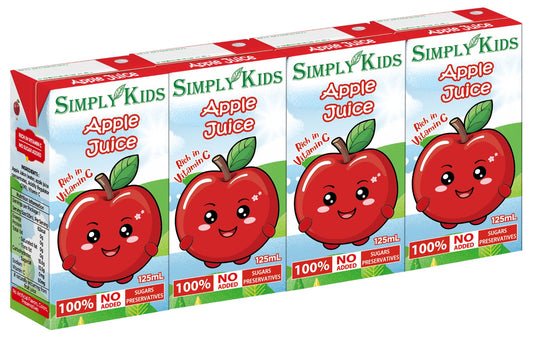 SIMPLY KIDS - 蘋果汁飲品 (4 x 125ml)