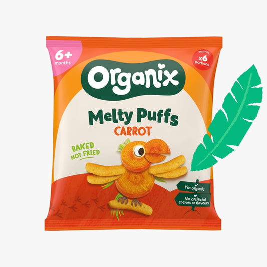 Organix - Melty Carrot Puffs 20g