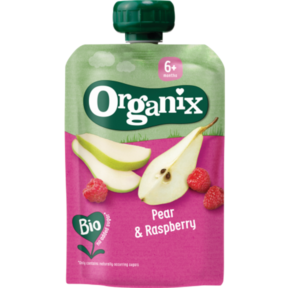 Organix - Pear Raspberry 6m+ | 100g