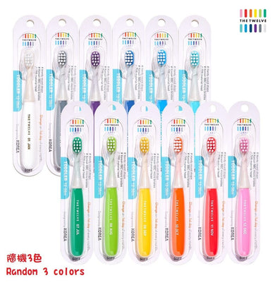 TWELVE - Toddler Toothbrush VIVID 12-36M Random 3 colors