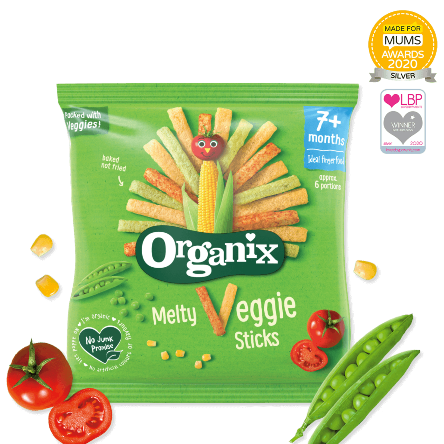 Organix - Organic Veggie Snacks 15g