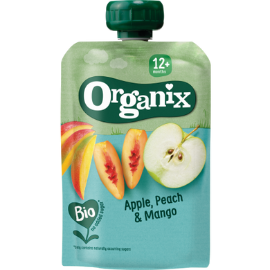 Organix - Apple Peach Mango Stage 2 100g
