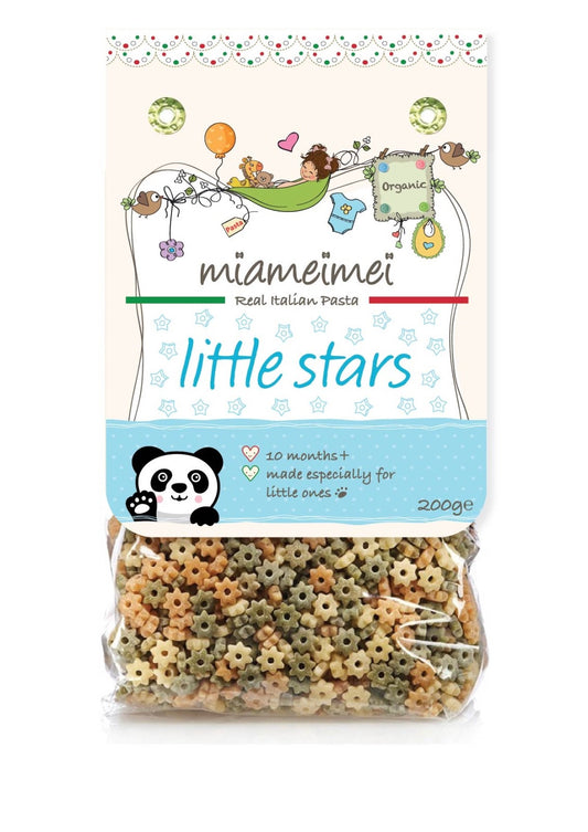 Miameimei 小星星有機意粉(菠菜及蕃茄) (200G)