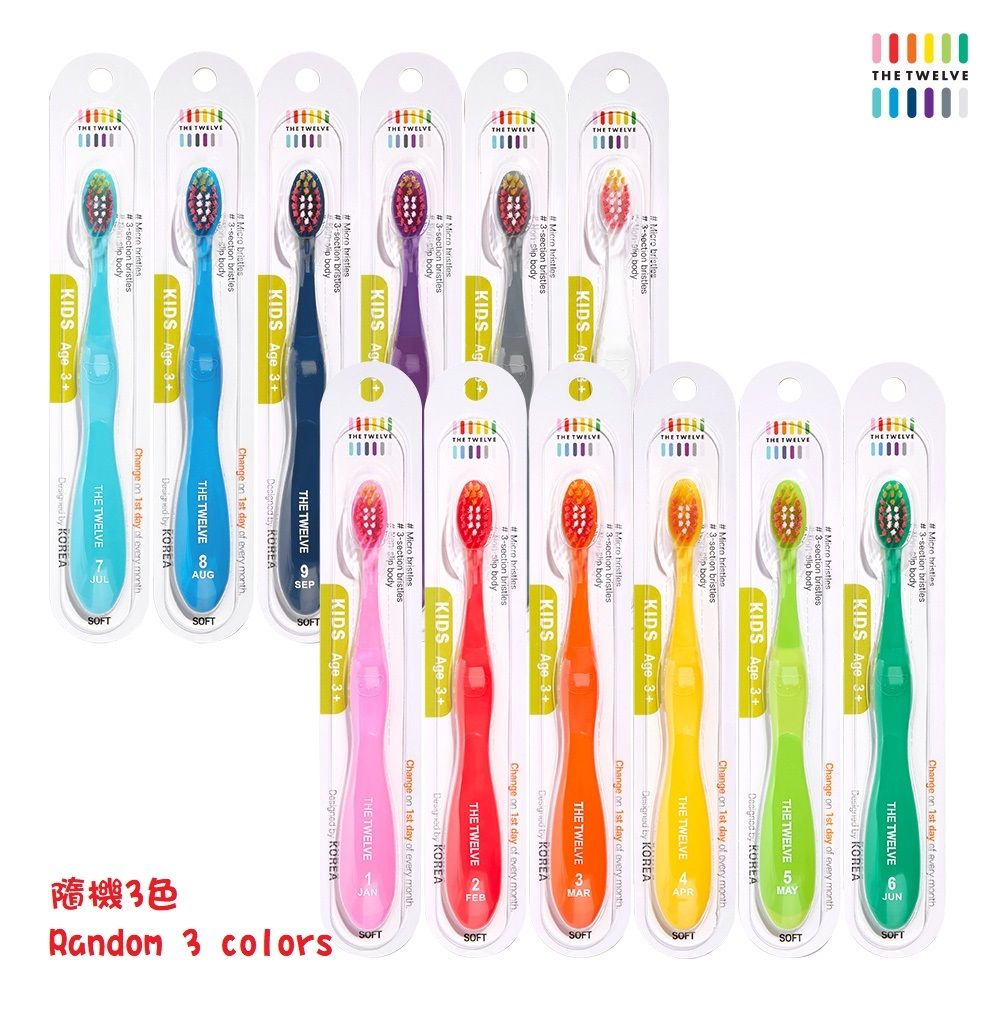 TWELVE - Kids Toothbrush VIVID 36+M