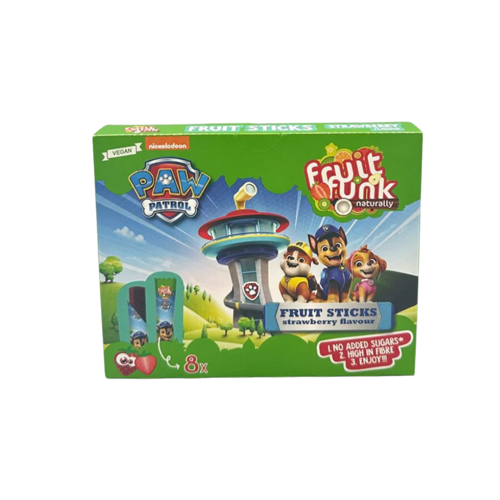 Fruit Funk - Paw Patrol Fruit Sticks Strawberry 8X10G