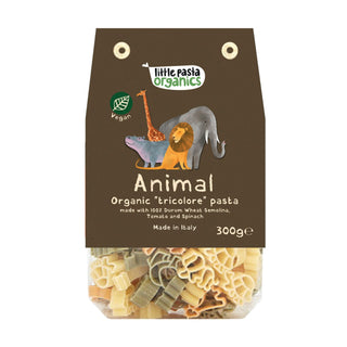 Little Pasta Organics - Organics Animal Shaped Pasta (Spinach & Tomato)