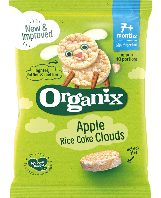 Organix - Apple Rice Cake Clouds 蘋果米餅