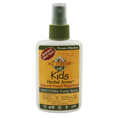 All Terrain Kids Herbal Armor DEET-FREE Insect Repellent Spray 4 oz. / 120ml Health & Hygiene All Terrain 