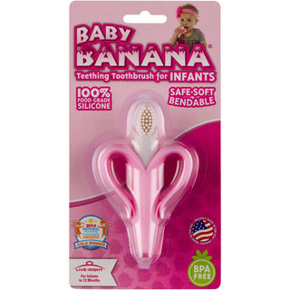Baby Banana Infant Training Brush (Pink) Health & Hygiene Baby Banana Brush 