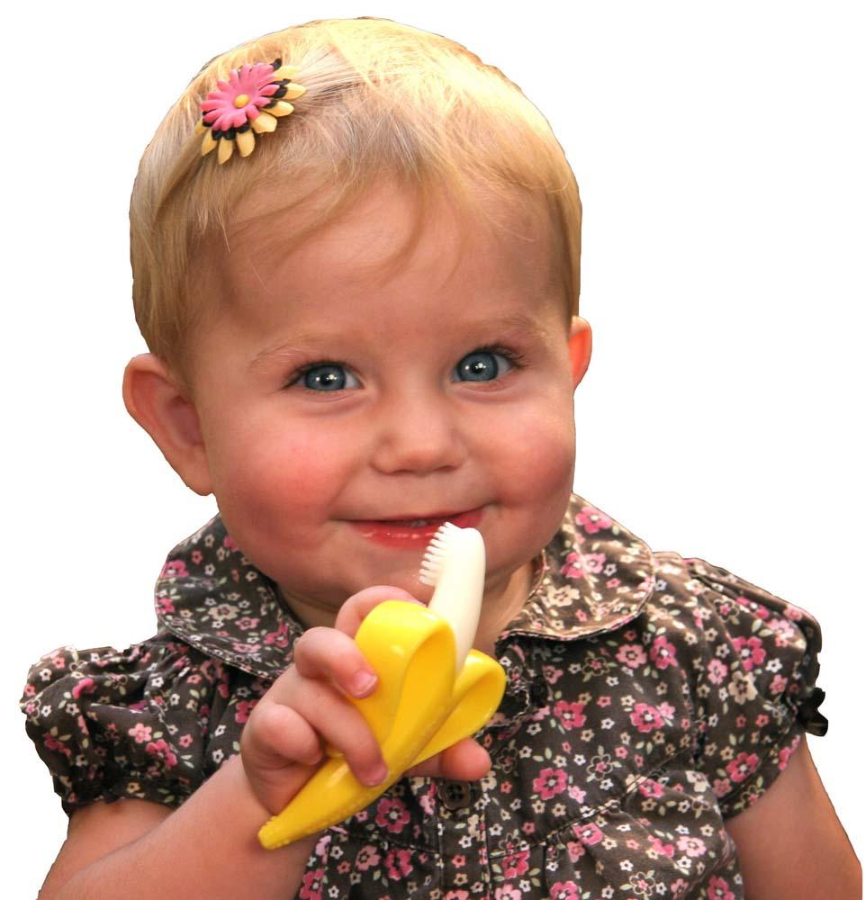 Baby Banana Infant Training Brush (Yellow) Health & Hygiene Baby Banana Brush 