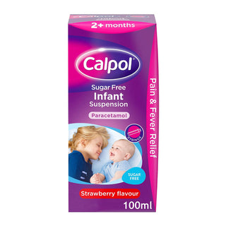 CALPOL INFANT SUGAR FREE SUSPENSION 100ML Woolies Ltd 