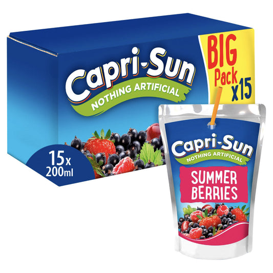 CAPRISUN SUMMER BERRIES 15PK (15 X 200ML) Woolies Ltd 