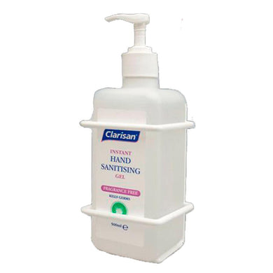 Clarisan 500ml Hand Sanitiser Gel Square Bottle Health & Hygiene Clarisan 