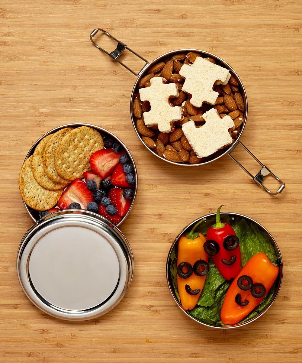 ECO Tri Bento Mealtime Eco Lunch Boxes 