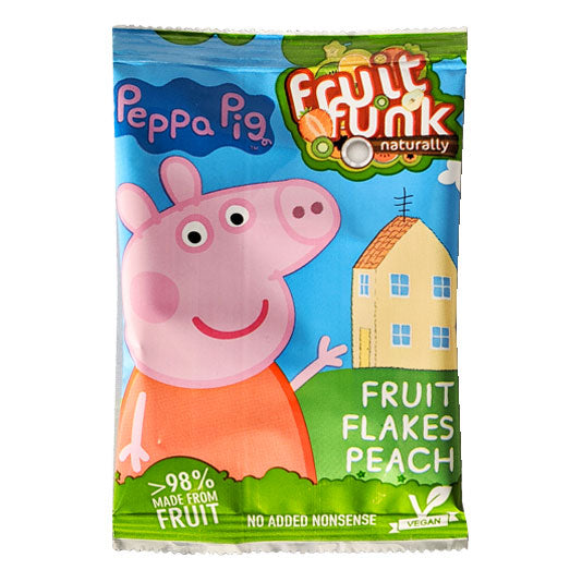Fruit Funk - Peppa Pig Happybag Peach Flakes 16g Mealtime Fruit Funk 