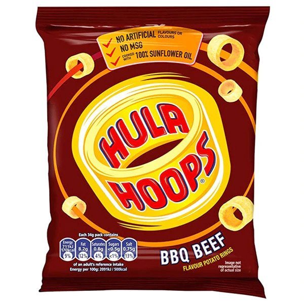 HULA HOOPS BBQ BEEF 34G Woolies Ltd 
