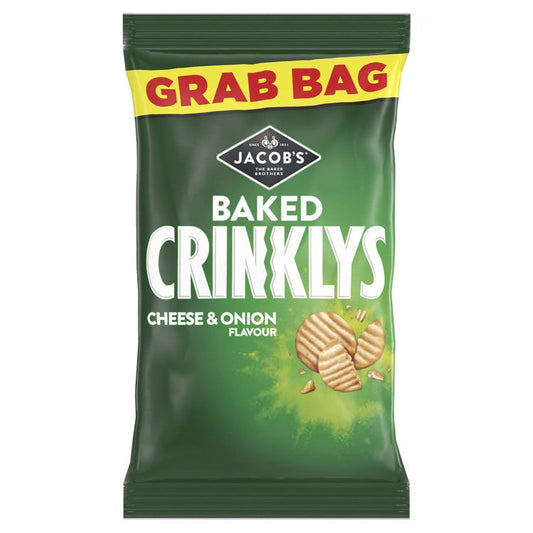 JACOBS CRINKLYS CHEESE & ONION 45g Woolies Ltd 