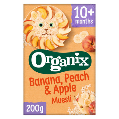 Organix - Banana, Peach & Apple Muesli 香蕉香桃蘋果麥片 Mealtime Organix 