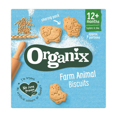 Organix - Farm Animal Biscuits 農場動物形餅乾 Mealtime Organix 
